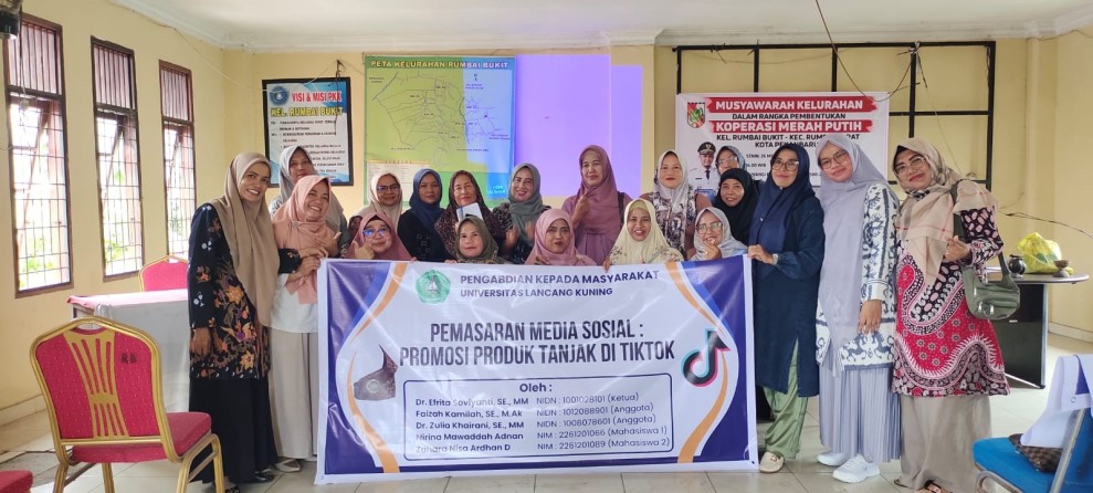 Manfaatkan Potensi Besar Penjualan Melalui Aplikasi Tiktok, Dosen FEB Unilak Bantu Pelaku UMKM
