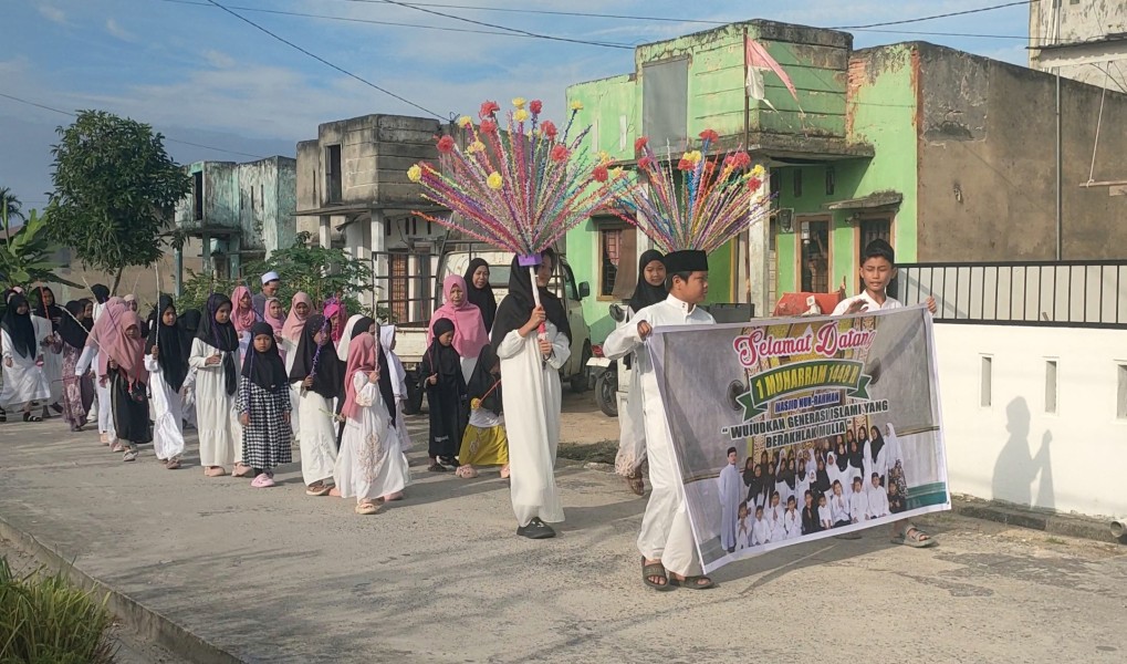 Pawai Tahun Baru Islam 1 Muharram 1448 Hijriah, Warga RT 03 RW 02 Semarakkan Syiar Islam