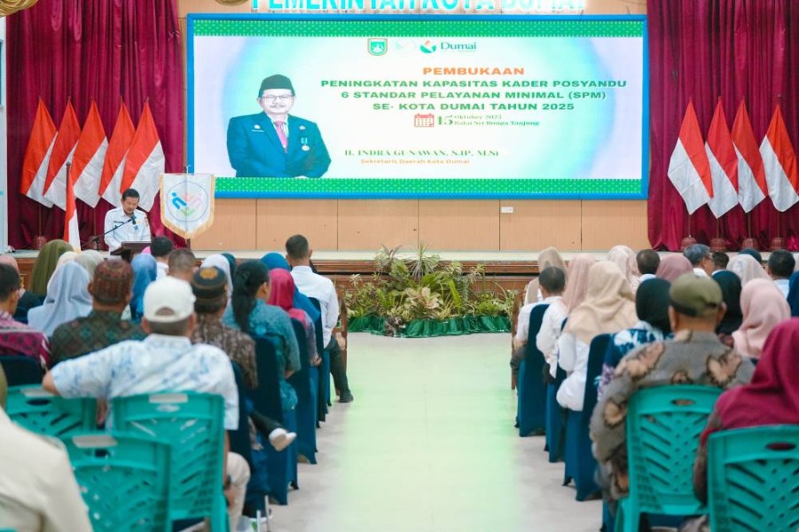 Pemko Dumai Gelar Pelatihan 6 Standar Pelayanan Minimal untuk Tingkatkan Kualitas Posyandu