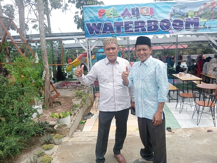 Pelangi Waterboom Suka Maju Resmi Dibuka, Jadi Ikon Wisata Baru di Rokan Hulu