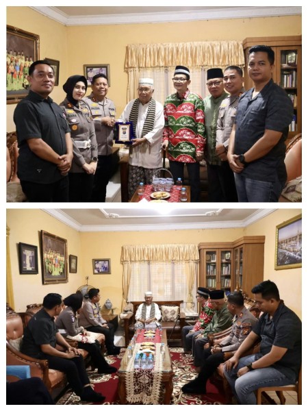 Suasana Haru Warnai Pamit Kapolres Pelalawan kepada Sultan, Pesan Pemimpin dan Doa Mengiringi Tugas Baru
