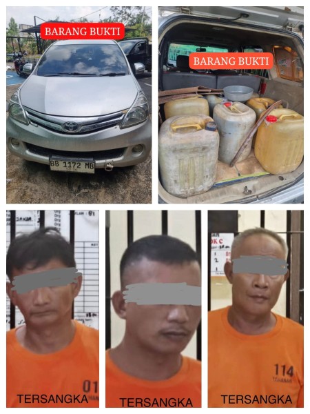 Polisi Bongkar Mafia BBM Subsidi di Pelalawan, Tiga Pelaku dan Operator SPBU Diamankan