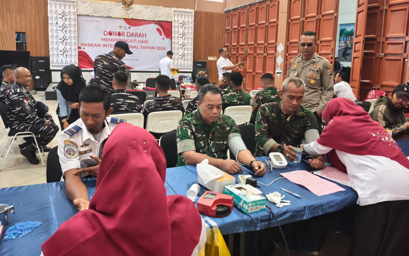 Dandim 0320 Dumai: Donor Darah Bea Cukai Dumai Wujud Kepedulian Sosial Antarinstansi