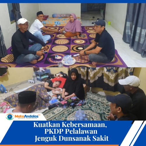 Pererat Silaturahmi, PKDP Pelalawan Besuk Dunsanak Sakit