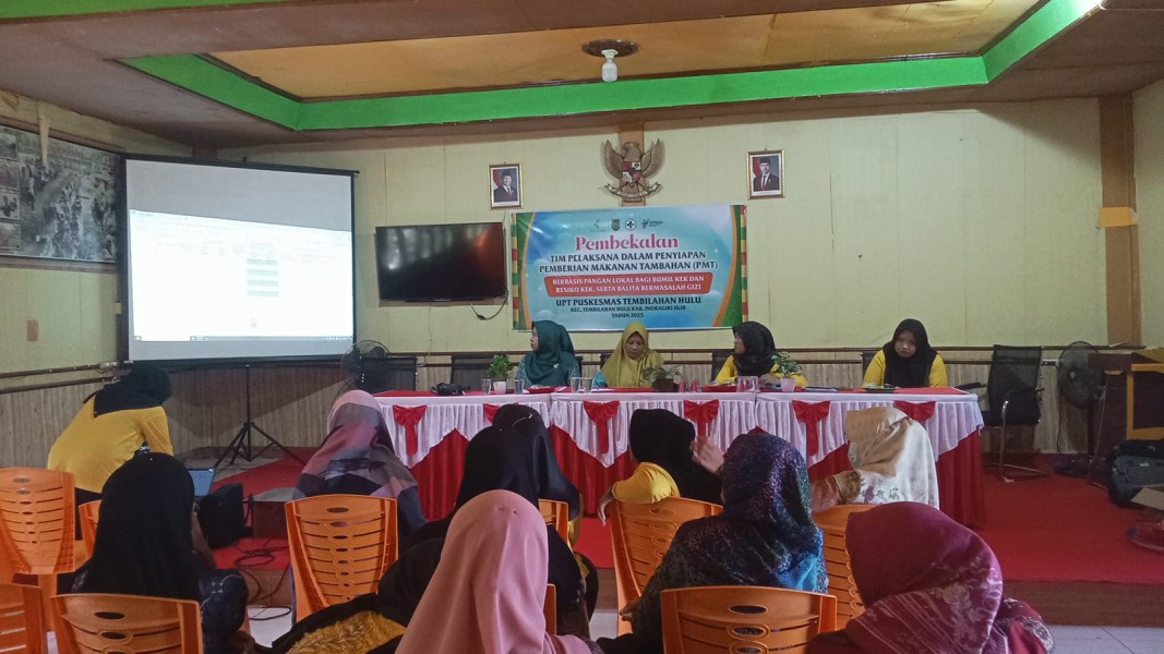 Desa Sungai Intan Ikuti Pembekalan Penyiapan Pemberian Makanan Tambahan Berbasis Pangan Lokal