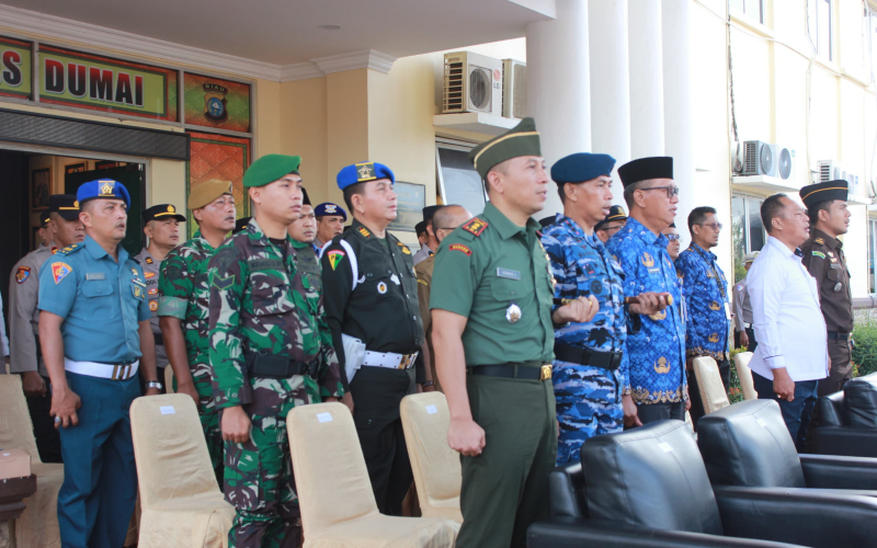 Apel Operasi Zebra 2025 Digelar di Polres Dumai, TNI–Polri Perkuat Sinergi