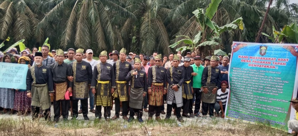 Masyarakat Adat Desa Pagaran Tapah Sampaikan Pernyataan Sikap ke PTPN IV Regional III, Tuntut Pengembalian Tanah Ulayat