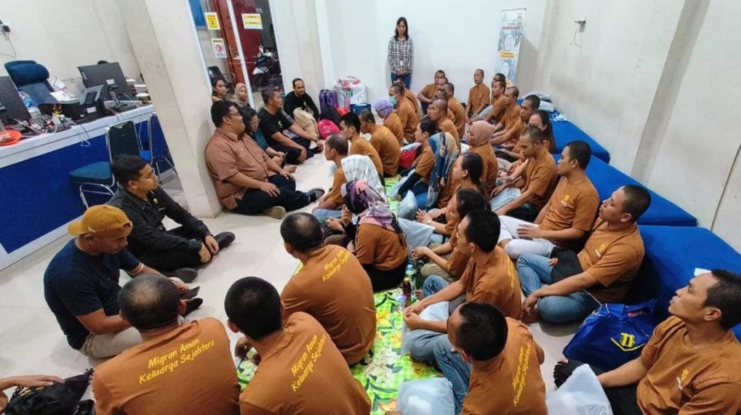 Sepanjang 2025, BP3MI Riau Pulangkan 2.707 PMI Bermasalah dari Malaysia