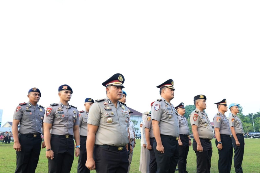 1.137 Personel Polda Riau Naik Pangkat, Kapolda: Ini Amanah, Bukan Sekadar Simbol