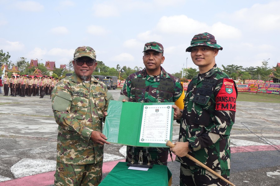 TMMD Ke-129 Resmi Dibuka, TNI-Polri dan Pemda Bersatu Bangun Desa di Pelalawan
