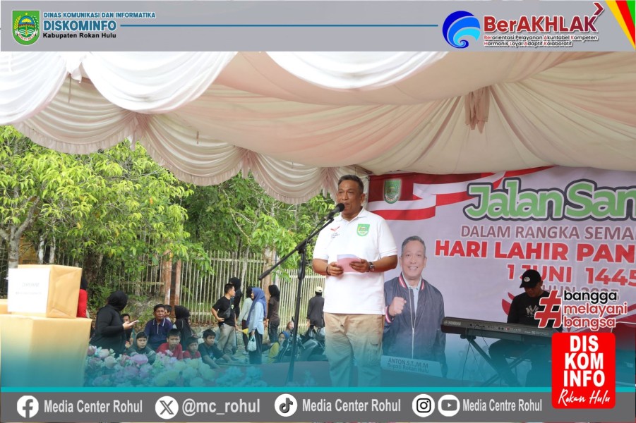 Pemkab Rohul Peringati Hari Lahir Pancasila Dengan Jalan Santai & Launching Car Free Day