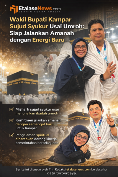 Wakil Bupati Kampar Sujud Syukur Usai Umroh, Siap Jalankan Amanah dengan Energi Baru