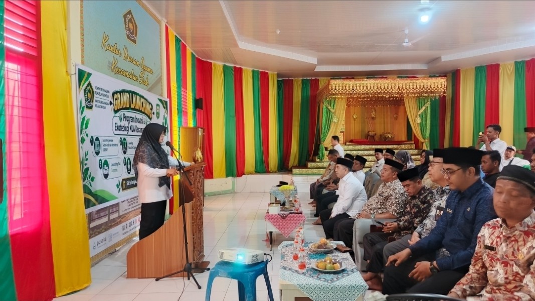 KUA Siak Naik Level, Bupati Siak Launching Inovasi dan Penguatan Ekoteologi