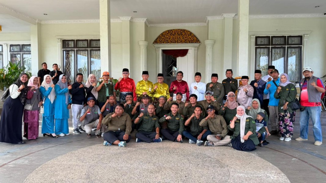 Bupati Pelalawan Resmi Lepas Keberangkatan Bantuan Kemanusiaan Rumah Relawan Dhuafa Menuju Sumbar, Sumut dan Aceh