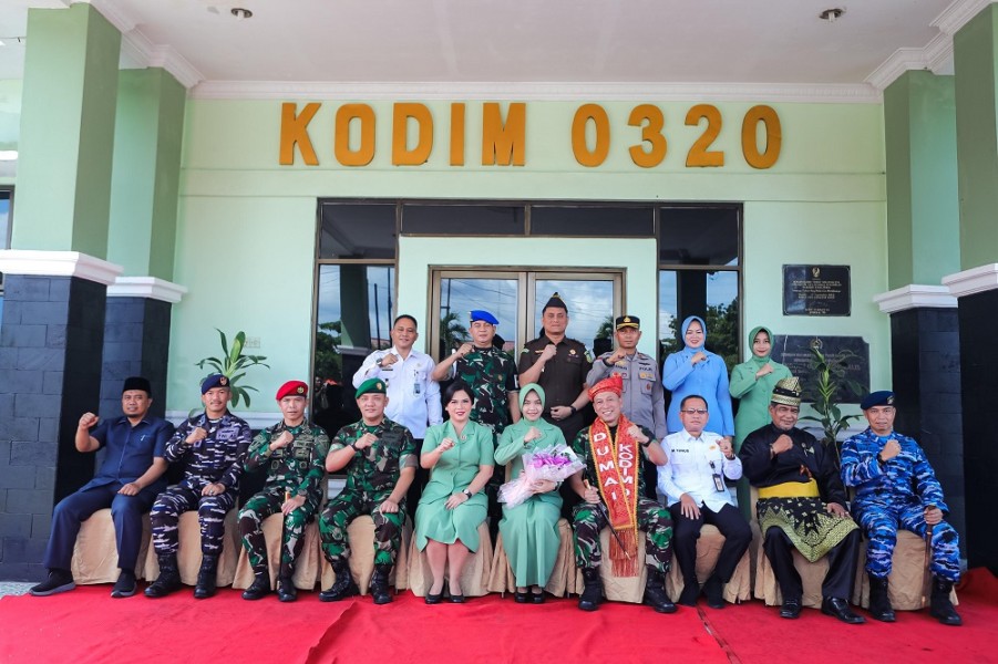 Pemerintah Kota Dumai Sambut Hangat Komandan Kodim 0320 yang Baru, Letkol Arm Herman Santoso