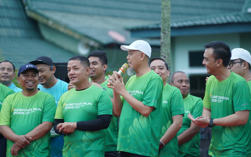 Kartika Run 2025 Warnai HUT TNI ke-80, Dandim Dumai: Wujud Sportivitas dan Kebersamaan