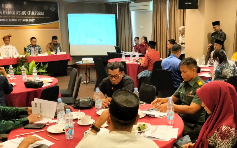 Kodim 0320 Dumai Mantapkan Koordinasi Cegah TPPO dan TPPM