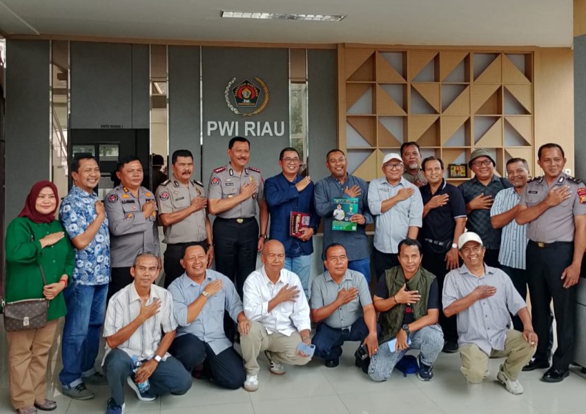 Sosialisasi Call Center 110, Polda Riau Perkuat Sinergi Bersama PWI
