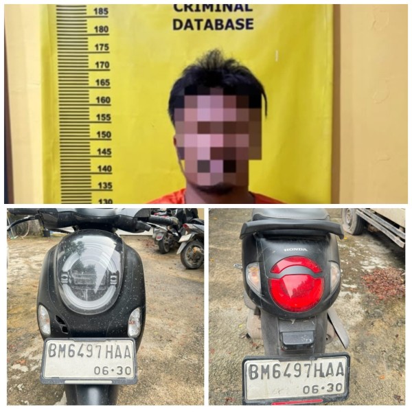 Pinjam Motor Milik Orang Tua, Pria 23 Tahun di Bukit Kapur Malah Gadaikan Rp700 Ribu