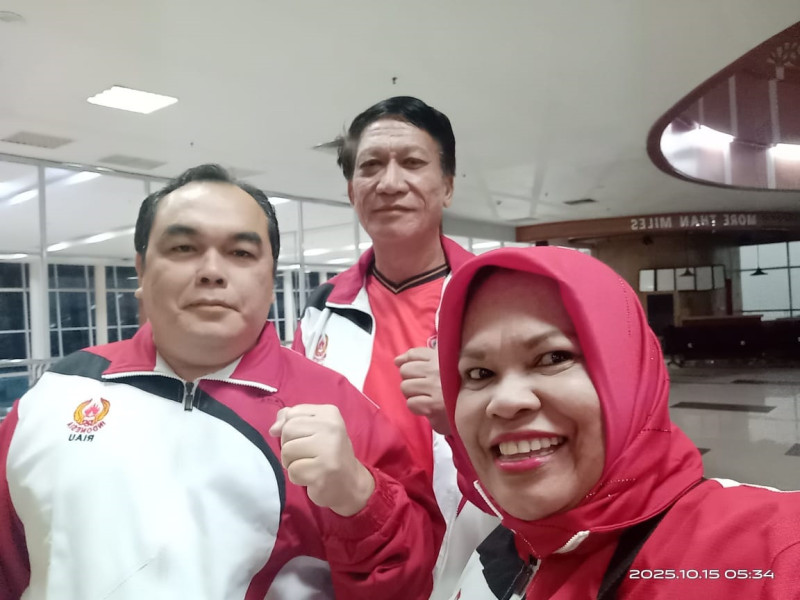 Kejar Medali Emas, Persambi Riau Lepas 5 Atlet Sambo ke PON Beladiri 2025 di Kudus Jateng