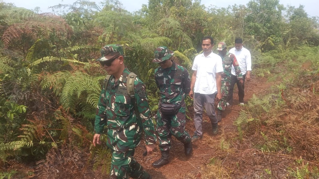 Pencegahan Karhutla Diperkuat, Tim Mabes TNI Monitoring Kesiapsiagaan Warga Tanjung Kulim