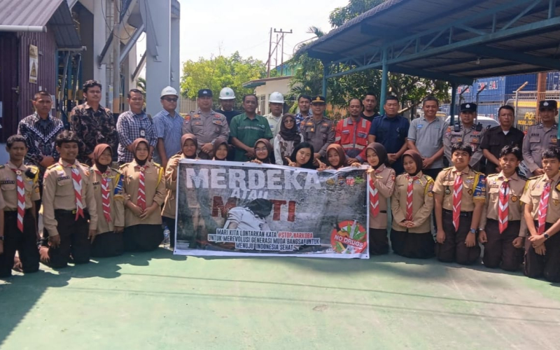 Pelindo Regional 1 Dumai Tegaskan Komitmen Lingkungan Kerja Bebas Narkoba