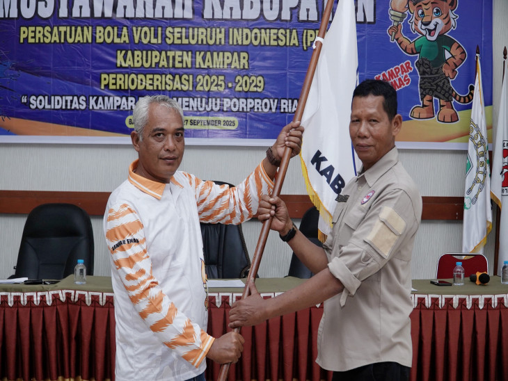 Muhammad Saleh Kembali Nahkodai PBVSI Kampar Periode 2025–2029