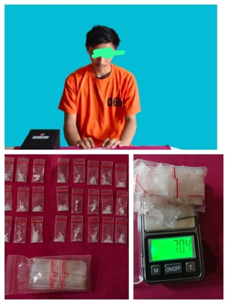 Satresnarkoba Polres Pelalawan Gerebek Rumah di Lubuk Ogung, Puluhan Paket Sabu dan Timbangan Digital Disita