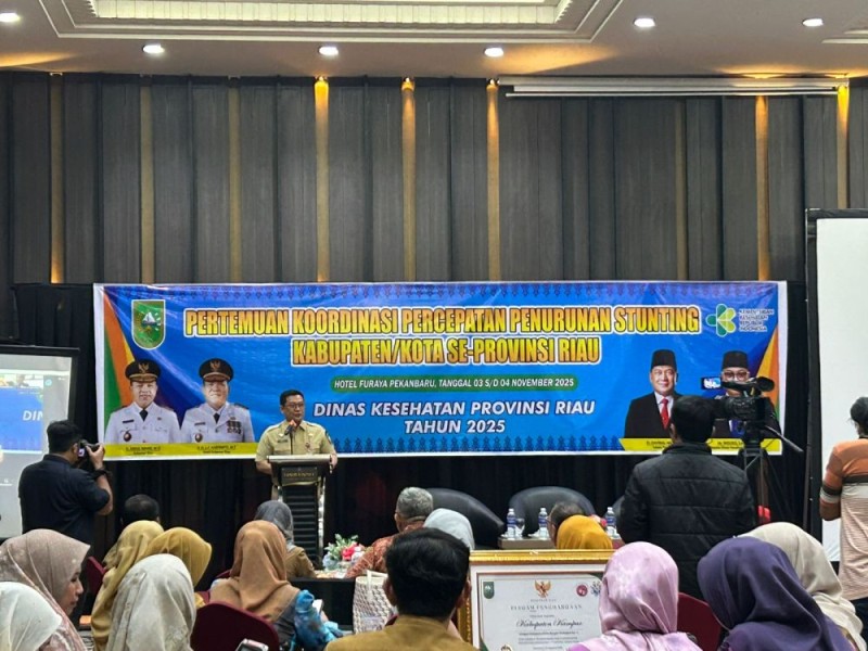 Pemprov Riau Perkuat Kolaborasi Lintas Sektor untuk Percepatan Penurunan Stunting