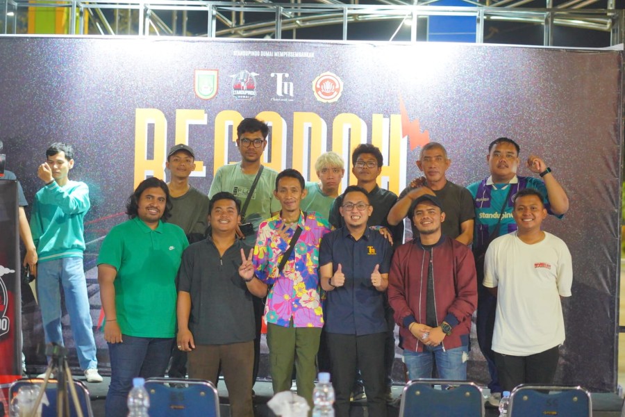 Viencent Moerghasini Yusuf Sukses Adakan Stand Up Comedy Di Kota Dumai