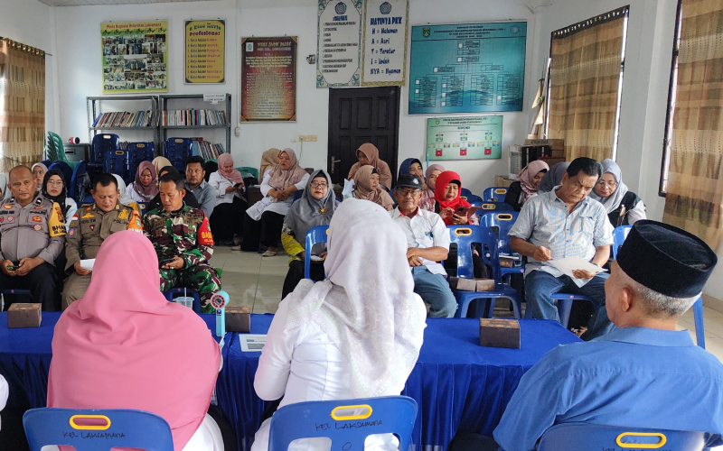 Babinsa Koramil 01 Dumai Hadiri Musyawarah Masyarakat Kelurahan di Laksamana