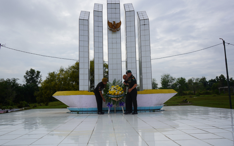 Kodim 0320 Dumai Gelar Ziarah Rombongan Peringati Hari Juang TNI AD ke-80