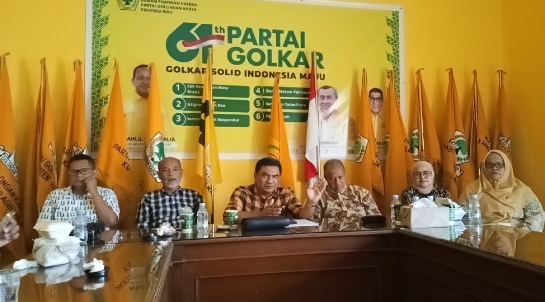 Musda Golkar Riau, Syarat Calon Ketua Minimal Jadi Kader Lima Tahun