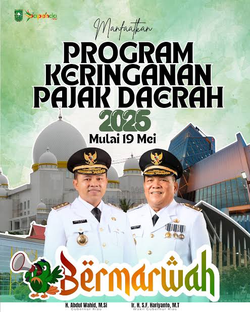 Kabar Gembira! Pemutihan Pajak Kendaraan Samsat Riau Diperpanjang Hingga Akhir Tahun 2025