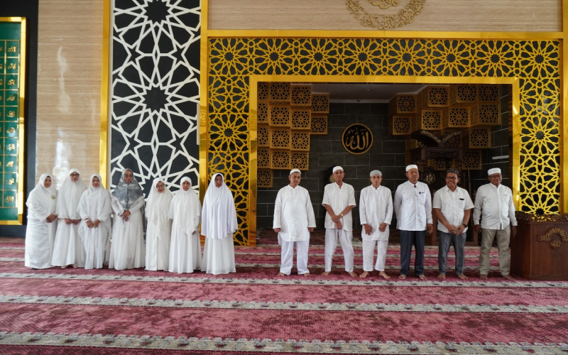 Pelindo Regional 1 Gelar Pelepasan Calon Jamaah Haji Pegawai dan Pensiunan