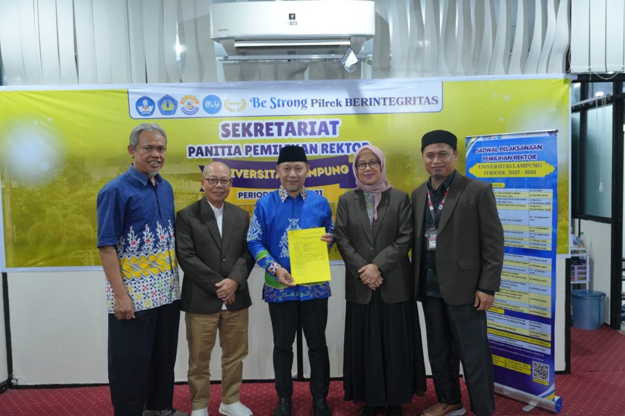 Menunaikan Amanah Menjaga Marwah Akademik, Prof. Warsito Daftarkan Diri Sebagai Balon Rektor Unila 2027–2031