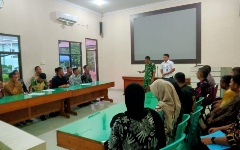 Gelar Korp Raport, Kodim Dumai Sambut Komcad Satuan Pelajar dan Pemuda Indonesia