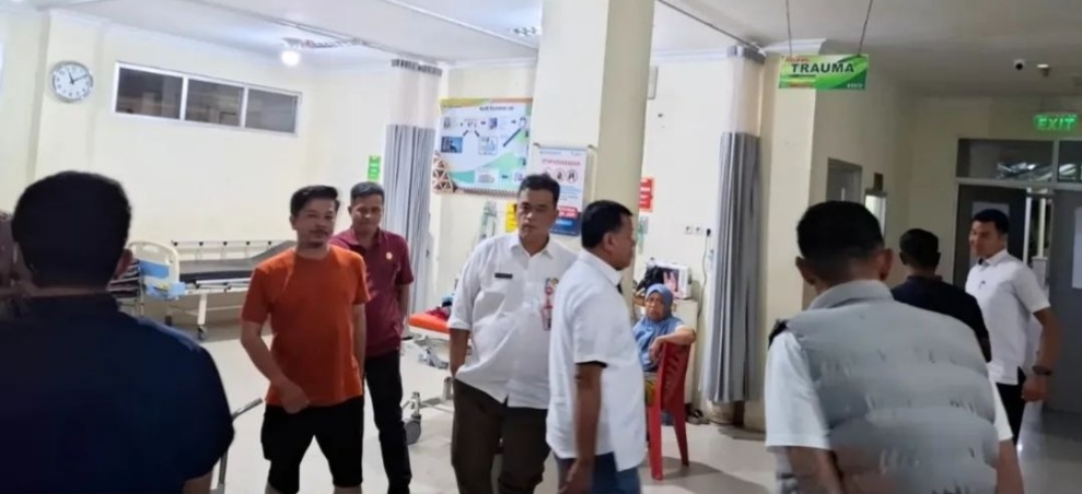 Malam Tahun Baru, Bupati Kuansing Tinjau Pelayanan Puskesmas