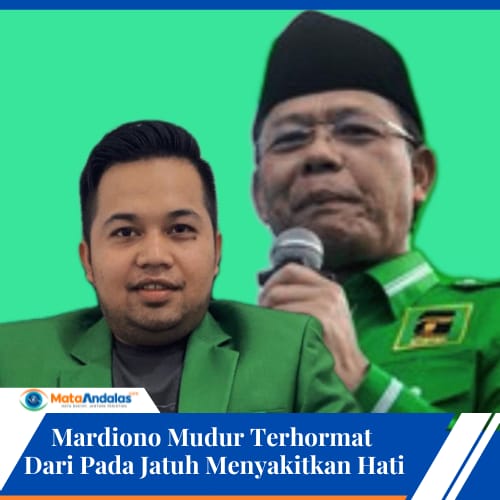 Mardiono Mundur Terhormat daripada Jatuh Menyakitkan Hati
