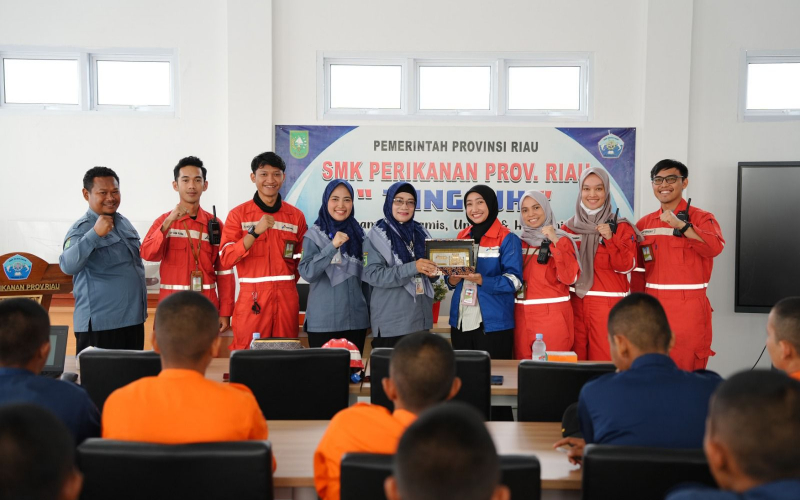 Sinergi Industri dan Pendidikan, Kilang Pertamina Dumai Bekali Siswa dengan Edukasi K3 Maritim