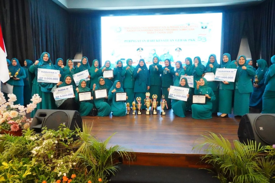 Temu Kader PKK Berprestasi, Dasawisma Dan HKG PKK Ke-53 Tahun 2025, Tanah Datar Bertabur Prestasi