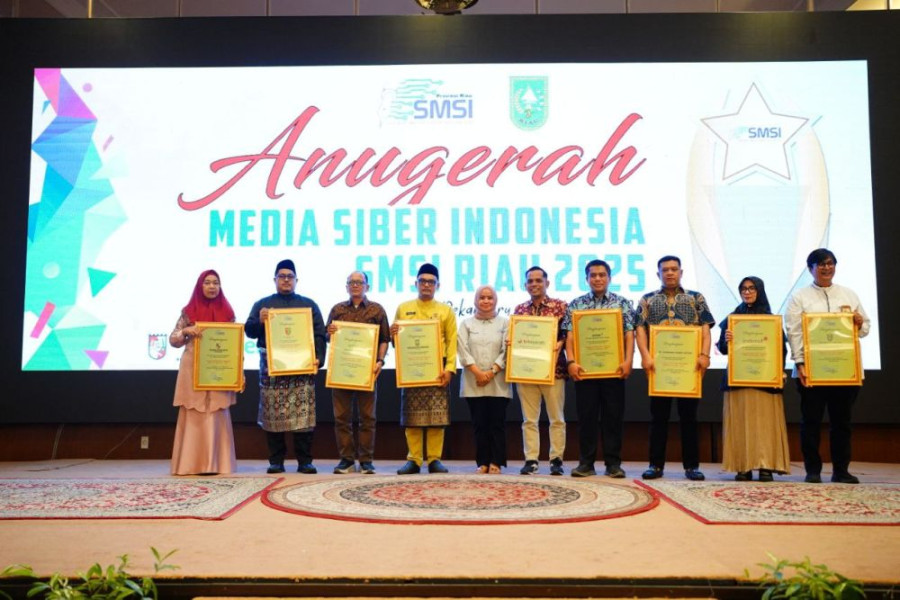 Gubernur Riau Apresiasi Anugerah Media Siber SMSI Riau 2025 Sebagai Momentum Penguatan Ekosistem Media Pers