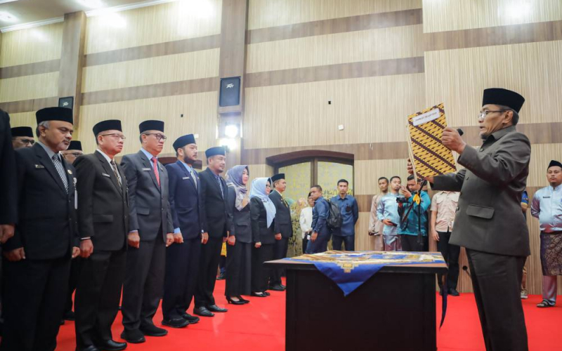 Pelantikan Eselon II, Wawako Dumai Ingatkan Pejabat Segera Bekerja untuk Masyarakat