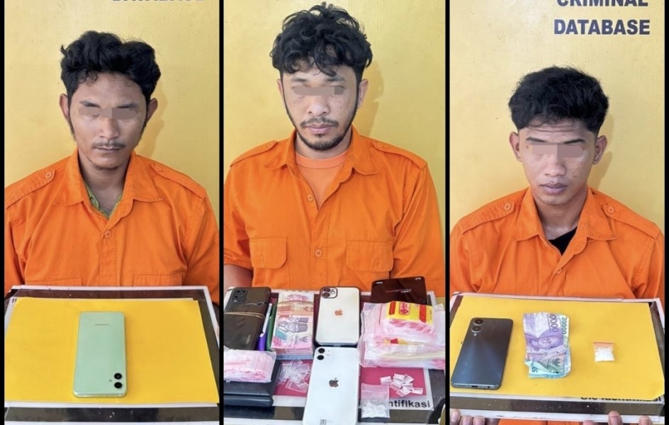 Satresnarkoba Polres Inhu Ringkus 3 Pelaku, Satu Pelaku Residivis