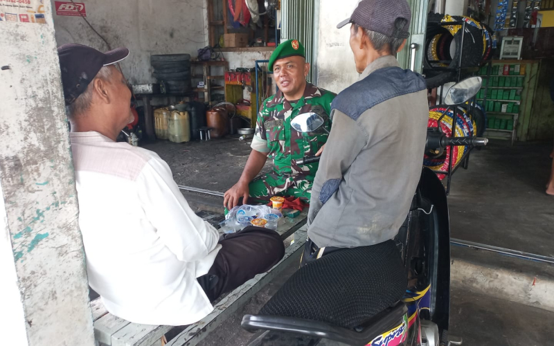 Koramil 02 Bukit Kapur Lakukan Patroli Pengamanan Jalur Pipa Minyak di Jalan Soekarno Hatta