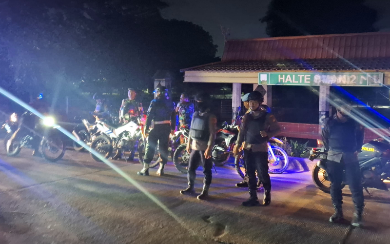 Kodim Dumai Kembali Gelar Patroli Gabungan di Malam Hari, Pastikan Harkamtibmas Kondusif