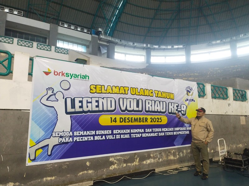 HUT Legend Voli Riau ke-9 Meriah dan Bertabur Hadiah