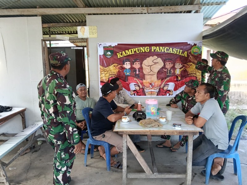 Pelda Benriyadi Sosialisasikan Nilai-Nilai Pancasila di Kampung Pancasila Minas Jaya