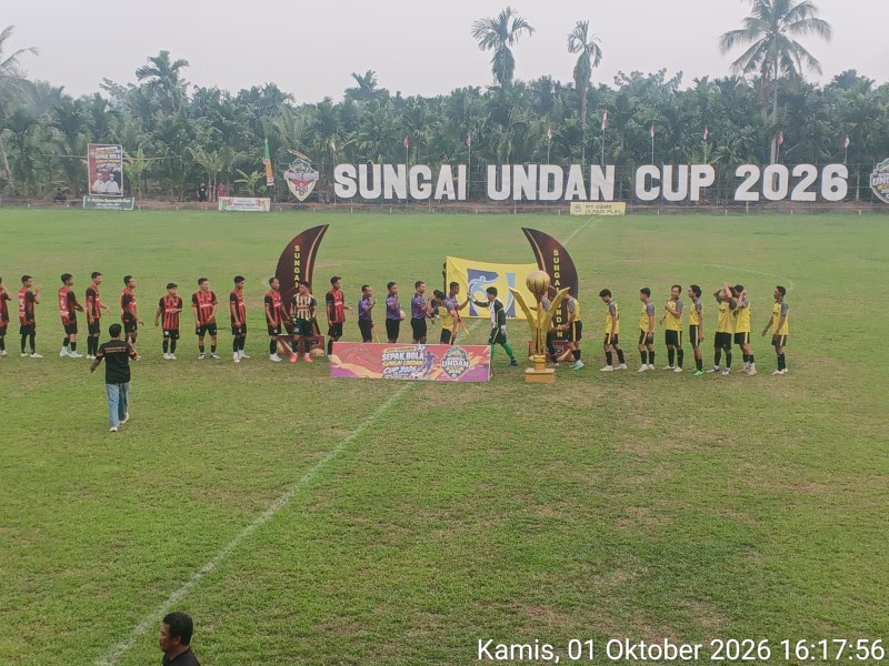 32 Tim Ramaikan Sungai Undan Cup 2026, Kades Sungai Undan : Partai Final Dijadwalkan 10 Oktober 2026