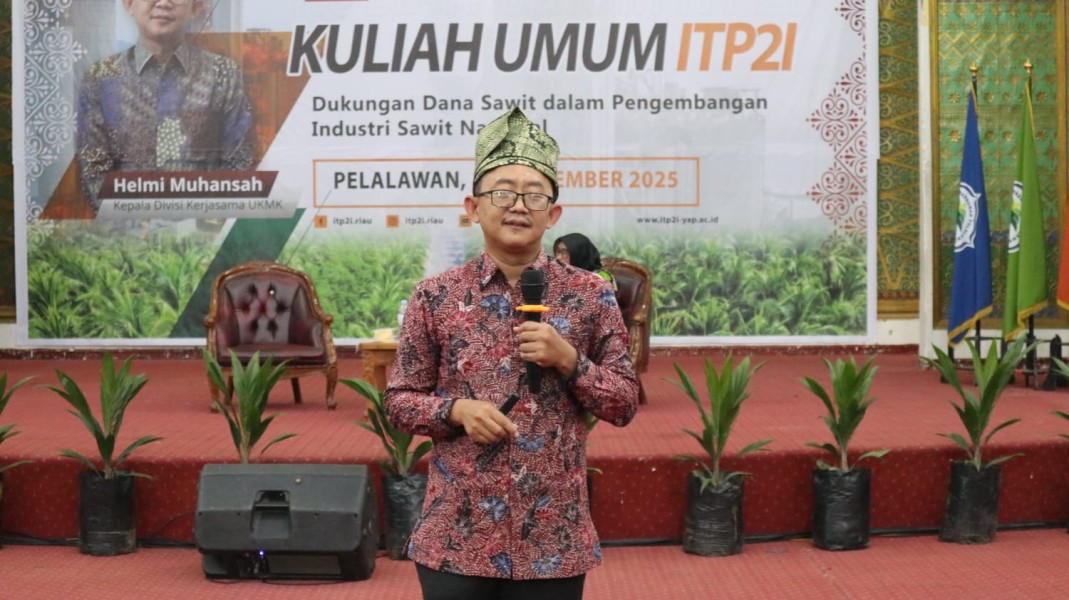 ITP2I Gelar Kuliah Umum Dukungan Dana Sawit, Dorong Sinergi Pendidikan dan Industri Sawit Nasional